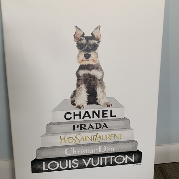 Brand new mini schnauzer art canvas - Picture 3 of 3